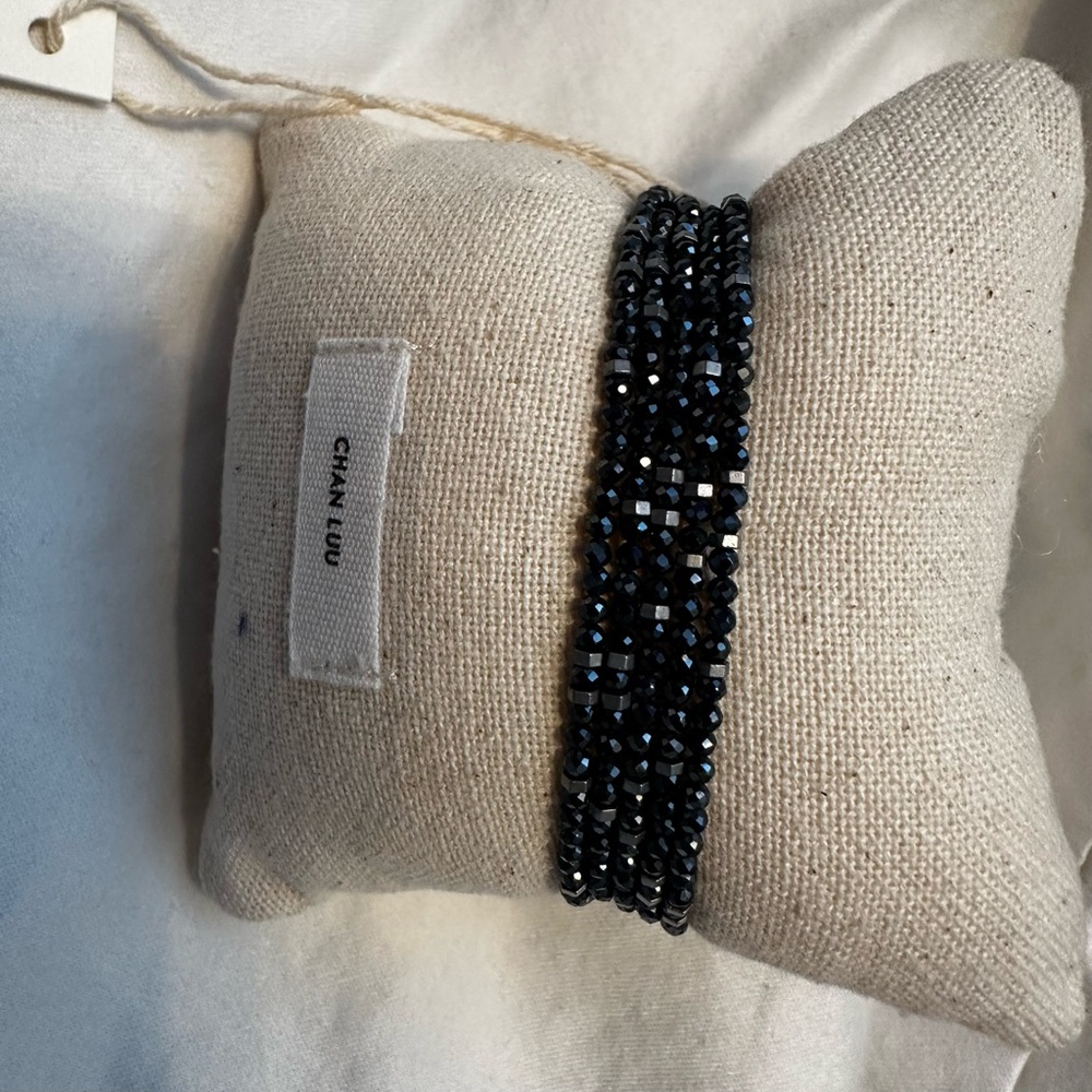 Chan Luu 5 row stacked adjustable bracelet